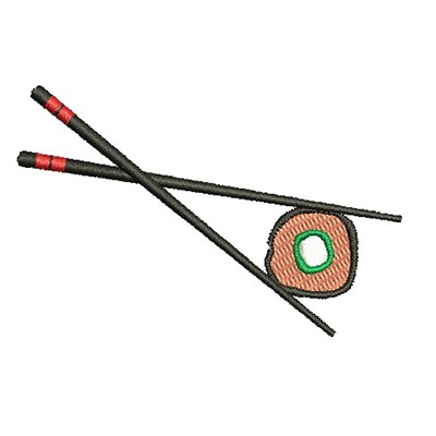 Matriz de matriz Matriz De Bordado Comida Japonesa Sushi