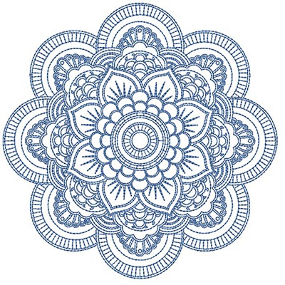 Matriz de matriz Matriz De Bordado Mandala 25