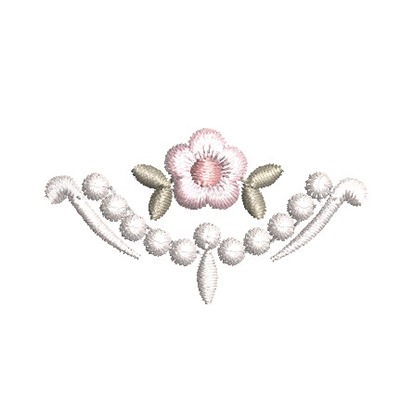 Matriz de matriz Matriz De Bordado Floral Pequeno