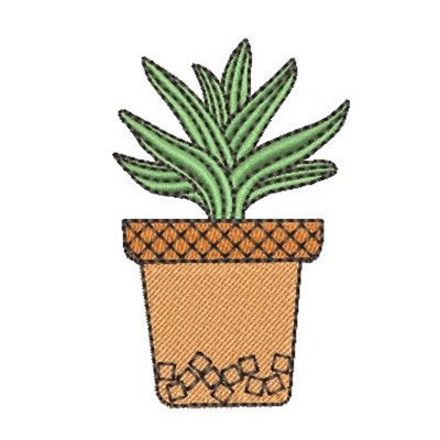 Matriz de matriz Matriz De Bordado Cactus 10
