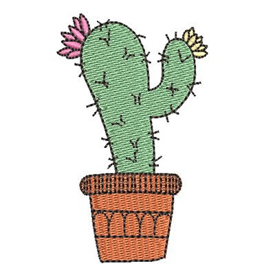 Matriz de matriz Matriz De Bordado Cactus 14
