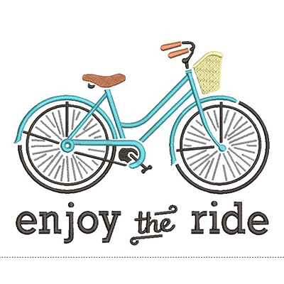 Matriz de matriz Matriz De Bordado Enjoy The Ride