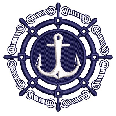 Matriz de matriz Matriz De Bordado Timão &amp; âncora