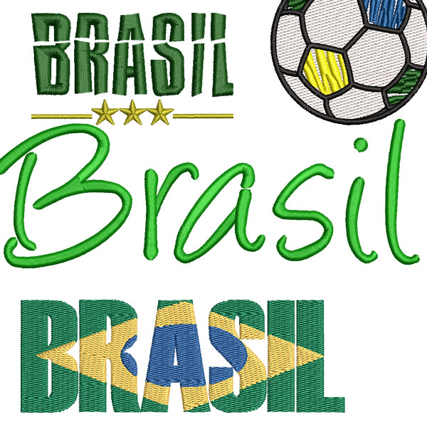 Matriz de matriz Matriz De Bordado Pacote Moda Brasil I