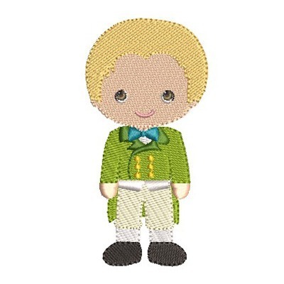 Matriz de matriz Matriz De Bordado Príncipe Cute 10