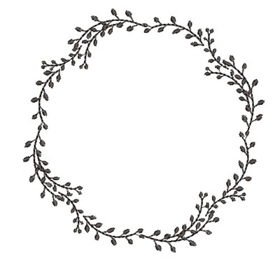 Matriz de matriz Matriz De Bordado Moldura Simples 9