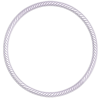 Matriz de matriz Matriz De Bordado Moldura De Corda 7
