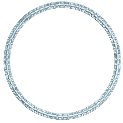 Matriz de matriz Matriz De Bordado Moldura Aros 3