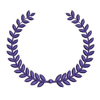 Matriz de matriz Matriz De Bordado Moldura Ramos De Acácias 10