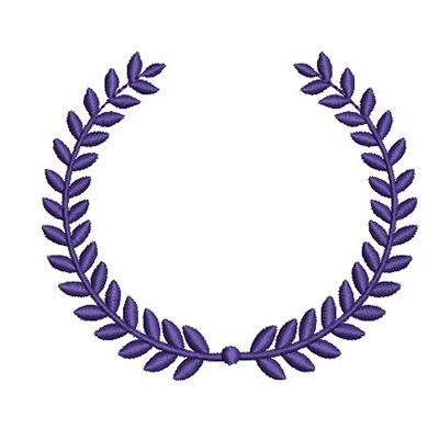 Matriz de matriz Matriz De Bordado Moldura Ramos De Acácias 11