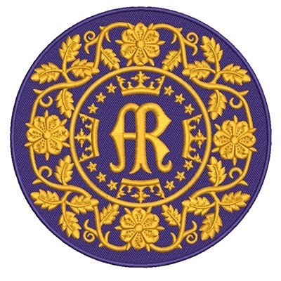 Matriz de matriz Matriz De Bordado Medalha Mariana 25