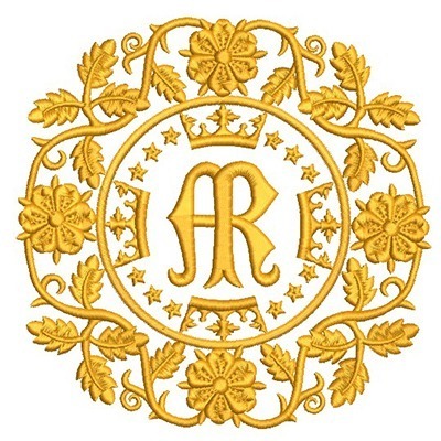 Matriz de matriz Matriz De Bordado Medalha Mariana 26