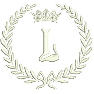 Matriz De Bordado Monograma Letra L