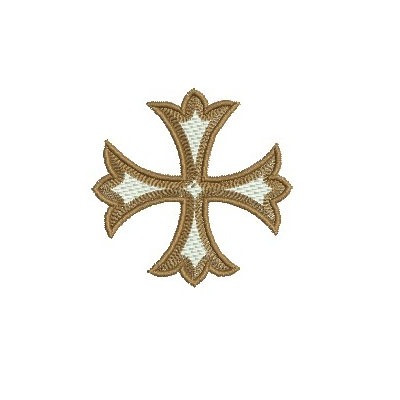 Matriz de matriz Matriz De Bordado Cruz De Malta Pequena