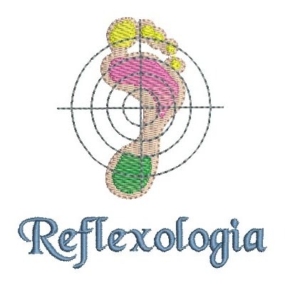Matriz de matriz Matriz De Bordado Reflexologia 2