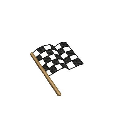 Matriz de matriz Matriz De Bordado Bandeira Largada