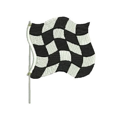 Matriz de matriz Matriz De Bordado Bandeira Largada 2
