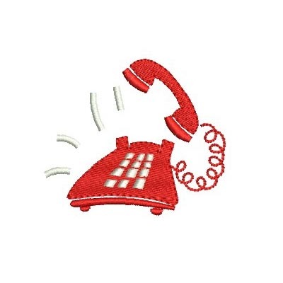 Matriz de matriz Matriz De Bordado Telefone 2