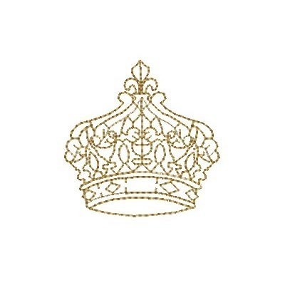 Matriz de matriz Matriz De Bordado Coroa 4
