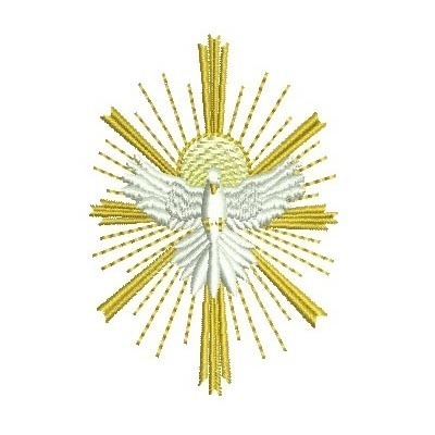 Matriz de matriz Matriz De Bordado Divino Espírito Santo 8,5 Cm