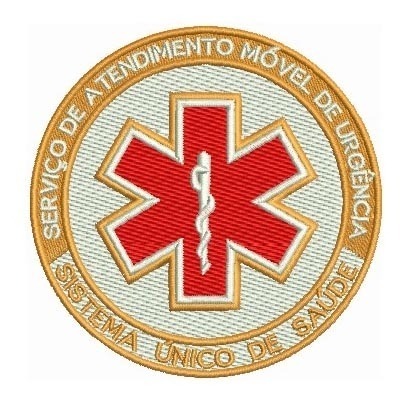 Matriz de matriz Matriz De Bordado Samu Serviço único De Saúde Completo