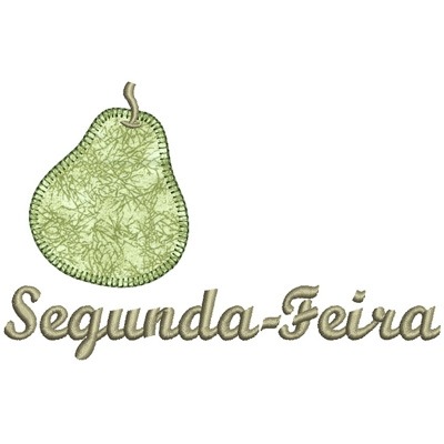 Matriz de matriz Matriz De Bordado Segunda Feira