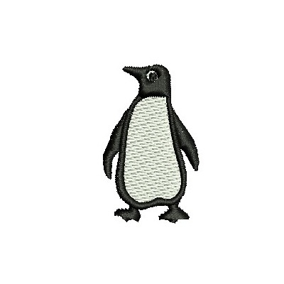 Matriz de matriz Matriz De Bordado Pinguim