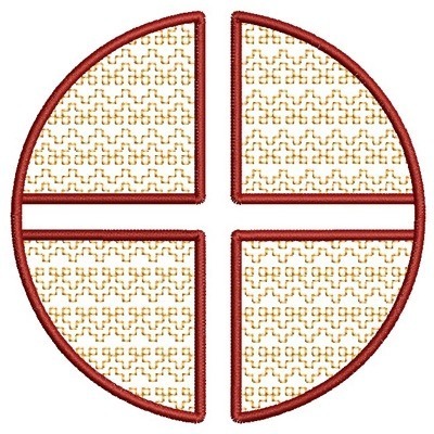 Matriz de matriz Matriz De Bordado Cruz 7