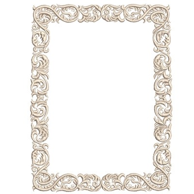 Matriz de matriz Matriz De Bordado Moldura Retangular 18 Cm