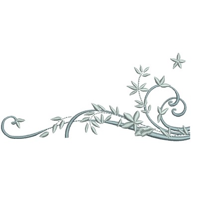 Matriz de matriz Matriz De Bordado Canto Floral 2