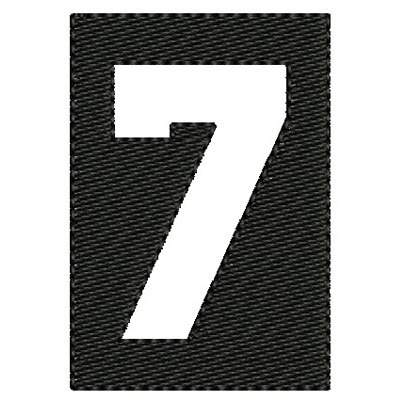 Matriz de matriz Matriz De Bordado Número 7