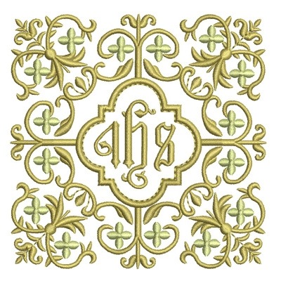 Matriz de matriz Matriz De Bordado Jhs 12 X 12 Cm Ponto Cheio 2