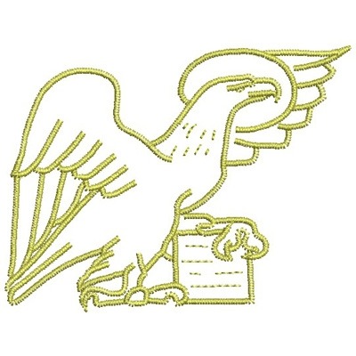 Matriz de matriz Matriz De Bordado São João Símbolo Evangelista