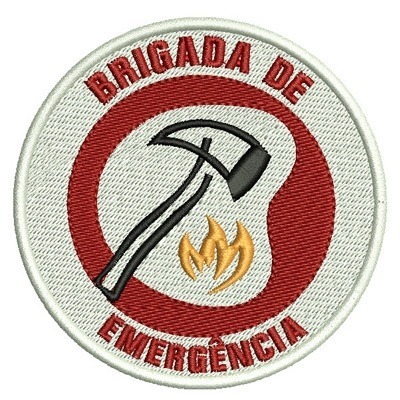 Matriz de matriz Matriz De Bordado Brigada De Emergência