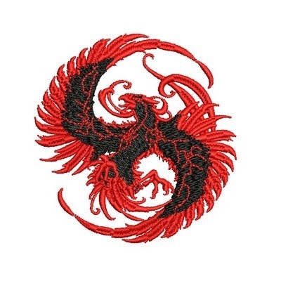 Matriz de matriz Matriz De Bordado Fênix
