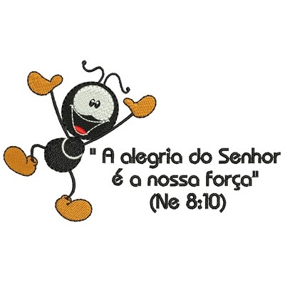 Matriz de matriz Matriz De Bordado Frase Evangélica