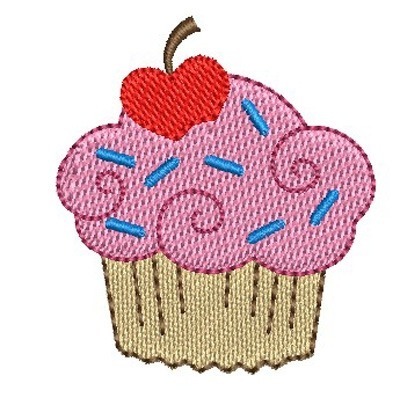Matriz de matriz Matriz De Bordado Cupcake 2