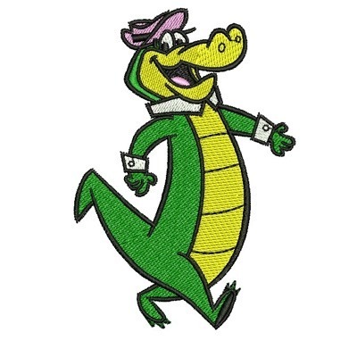 Matriz de matriz Matriz De Bordado Crocodilo