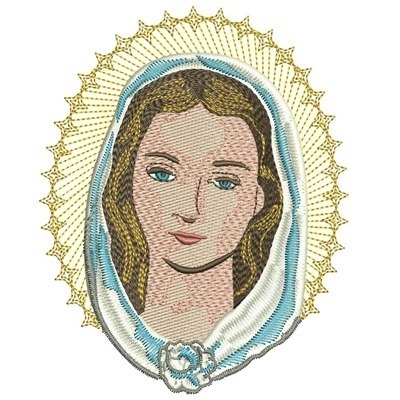 Matriz de matriz Matriz De Bordado Nossa Senhora Da Rosa Mística