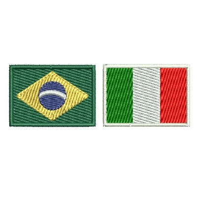 Matriz de matriz Matriz De Bordado Brasil & Itália