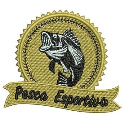 Matriz de matriz Matriz De Bordado Pesca Esportiva I
