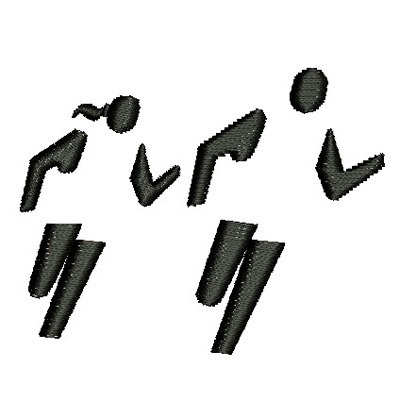 Matriz de matriz Matriz De Bordado Corrida 2