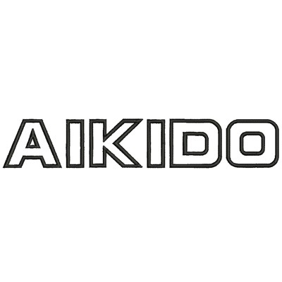 Matriz de matriz Matriz De Bordado Aikido