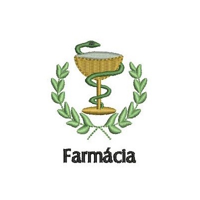 Matriz de matriz Matriz De Bordado Farmácia