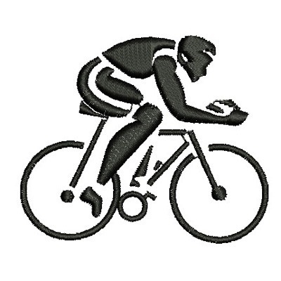 Matriz de matriz Matriz De Bordado Ciclista 1