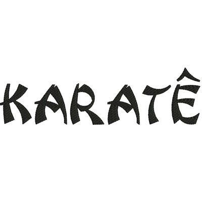 Matriz de matriz Matriz De Bordado Karatê Matizado