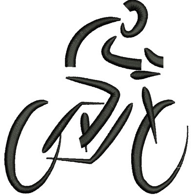 Matriz de matriz Matriz De Bordado Ciclista 2