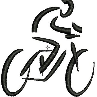 Matriz de matriz Matriz De Bordado Ciclista 3