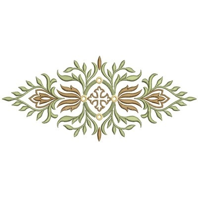 Matriz de matriz Matriz De Bordado Ramos  23 Cm