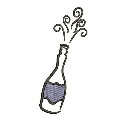 Matriz de matriz Matriz De Bordado Champagne